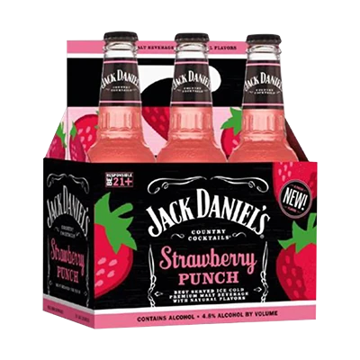 Jack Daniels Cocktails Strawberry Punch - OAK Beverages Inc
